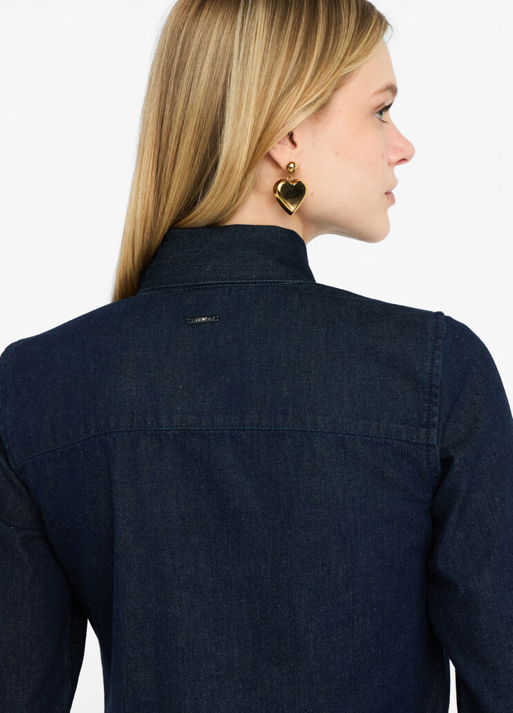 Denim shirt dress classic wash Liu Jo - large image number 4 Denim shirt dress classic wash Liu Jo - large image number 4