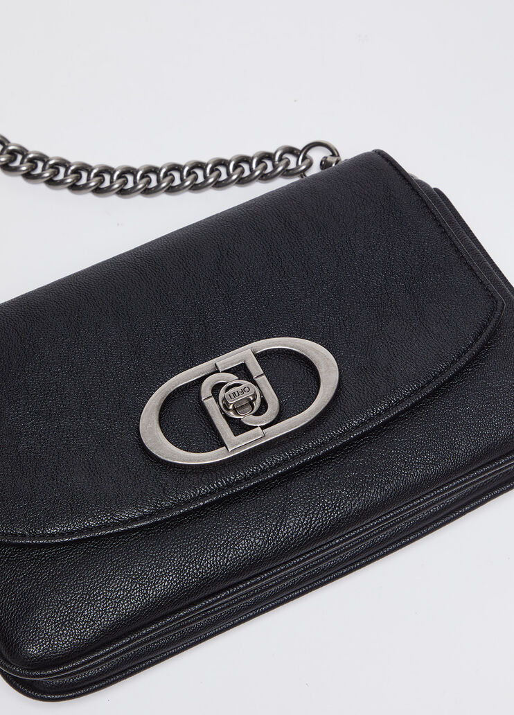 Bolso de hombro mediano negro Liu Jo - large image number 3