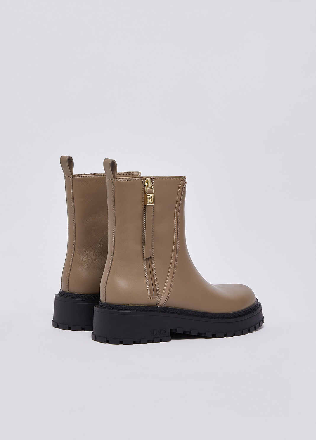 Ankle boots in leather havana Liu Jo - large image number 2