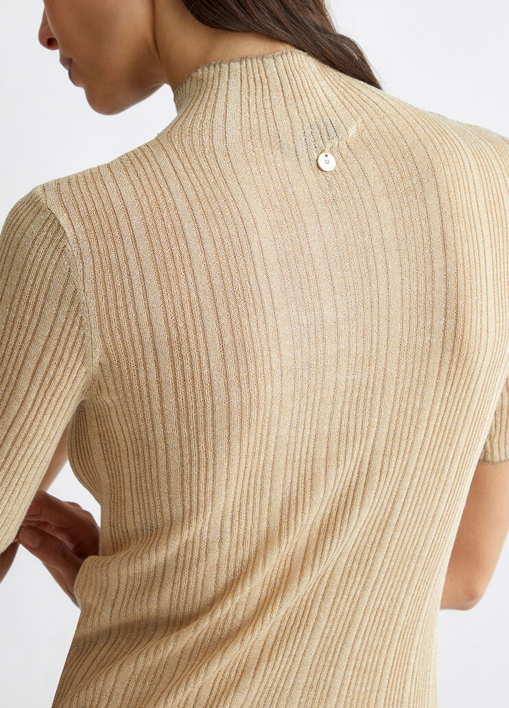 Lurex®-Pullover Gold Liu Jo - large image number 2