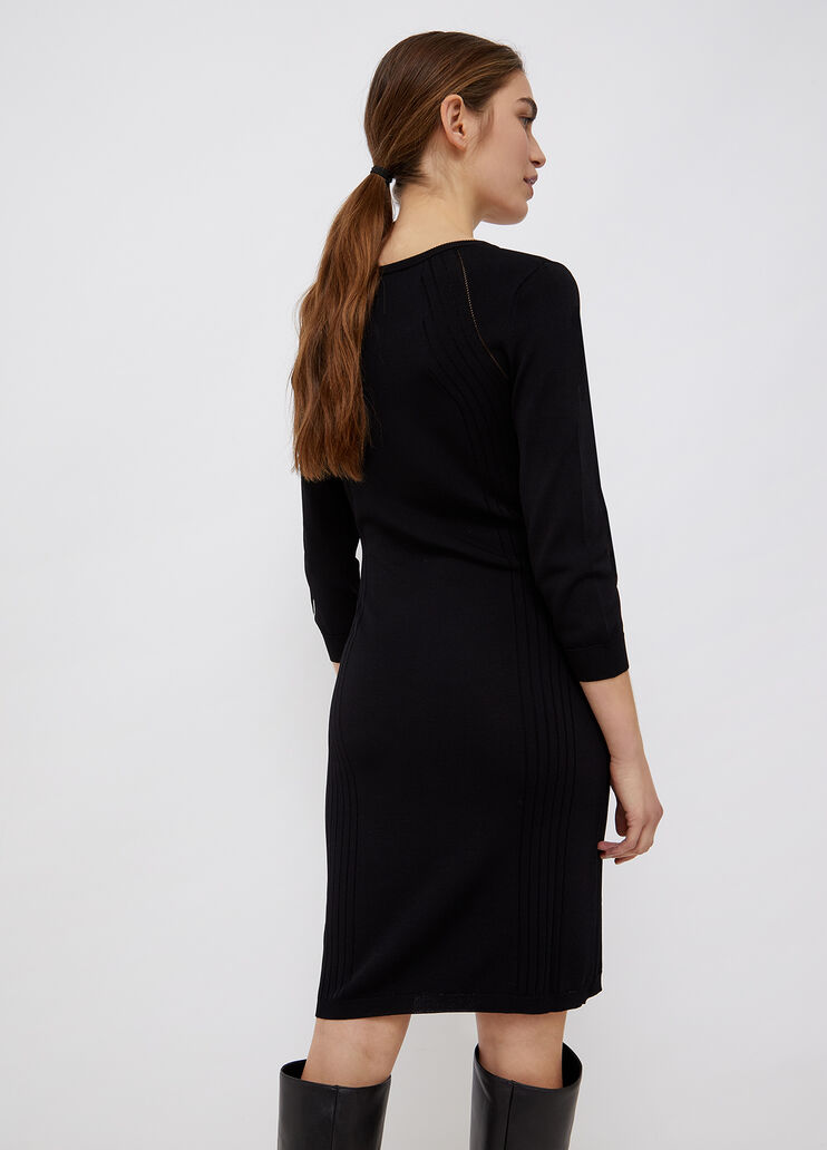 Kurzes Strickkleid Schwarz Liu Jo - large image number 1 Kurzes Strickkleid Schwarz Liu Jo - large image number 1