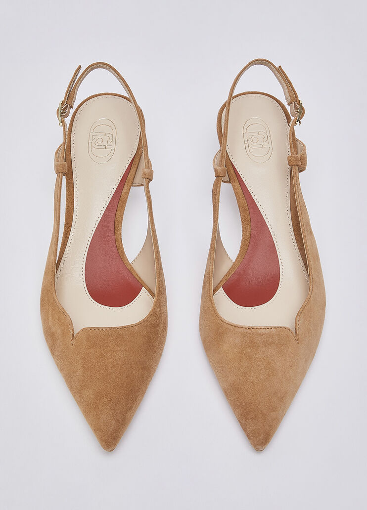 Slingback in camoscio cammello Liu Jo - medium