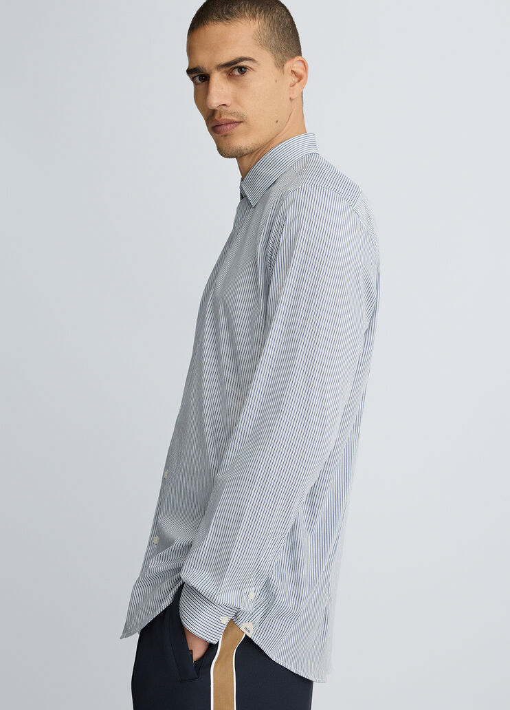 Slim-fit shirt blue striped Liu Jo - large image number 3 Slim-fit shirt blue striped Liu Jo - large image number 3