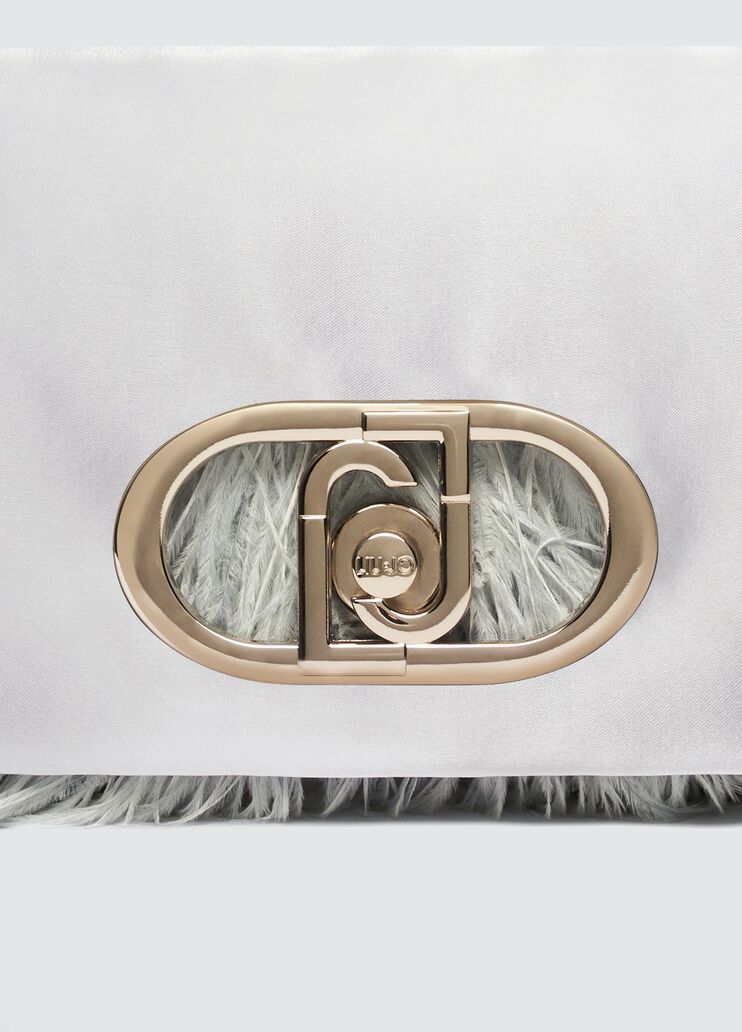 Small LaPuffy bag with feathered detailing light blue Liu Jo - large image number 5 Small LaPuffy bag with feathered detailing light blue Liu Jo - large image number 5