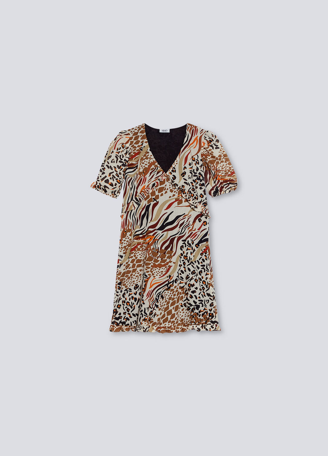 Animal print short dress leopard print Liu Jo - large image number 4