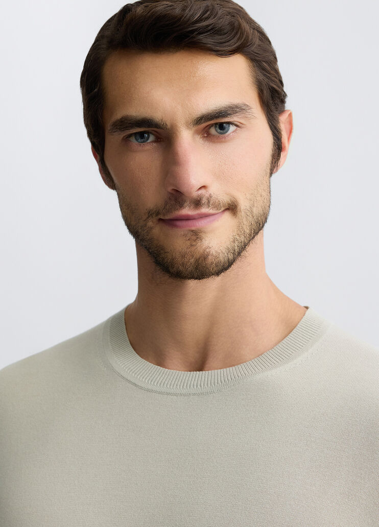 Men’s grey jumper light grey Liu Jo - large image number 2 Men’s grey jumper light grey Liu Jo - large image number 2