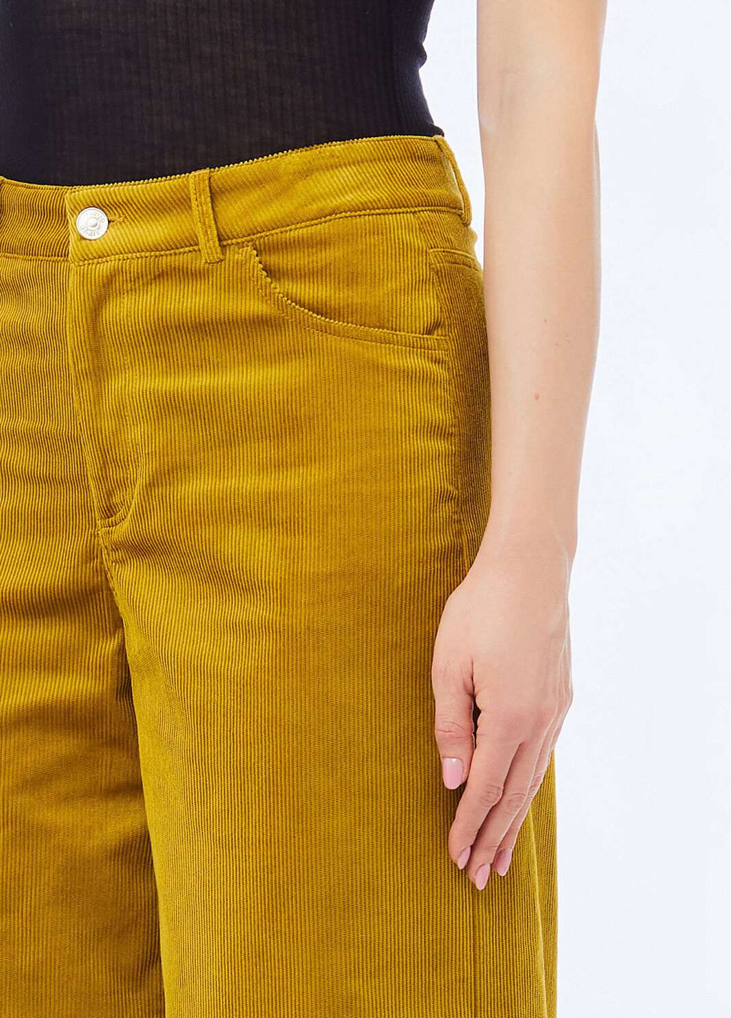 Velvet trousers cumin Liu Jo - large image number 2