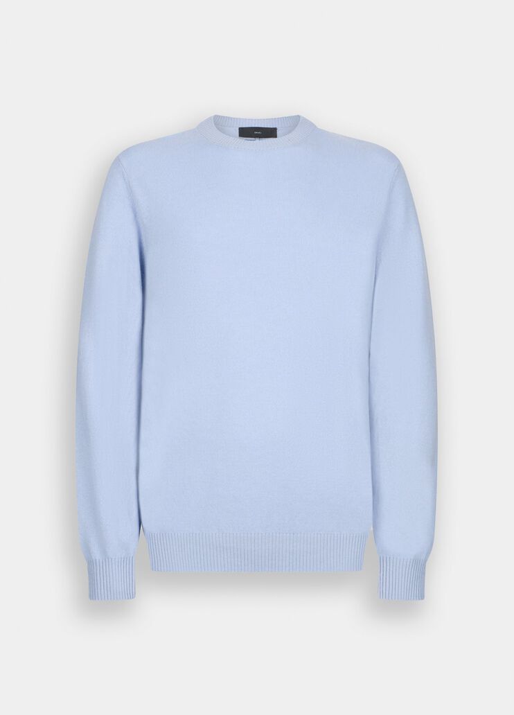 Wool and cashmere jumper air force blue Liu Jo - large image number 6 Wool and cashmere jumper air force blue Liu Jo - large image number 6