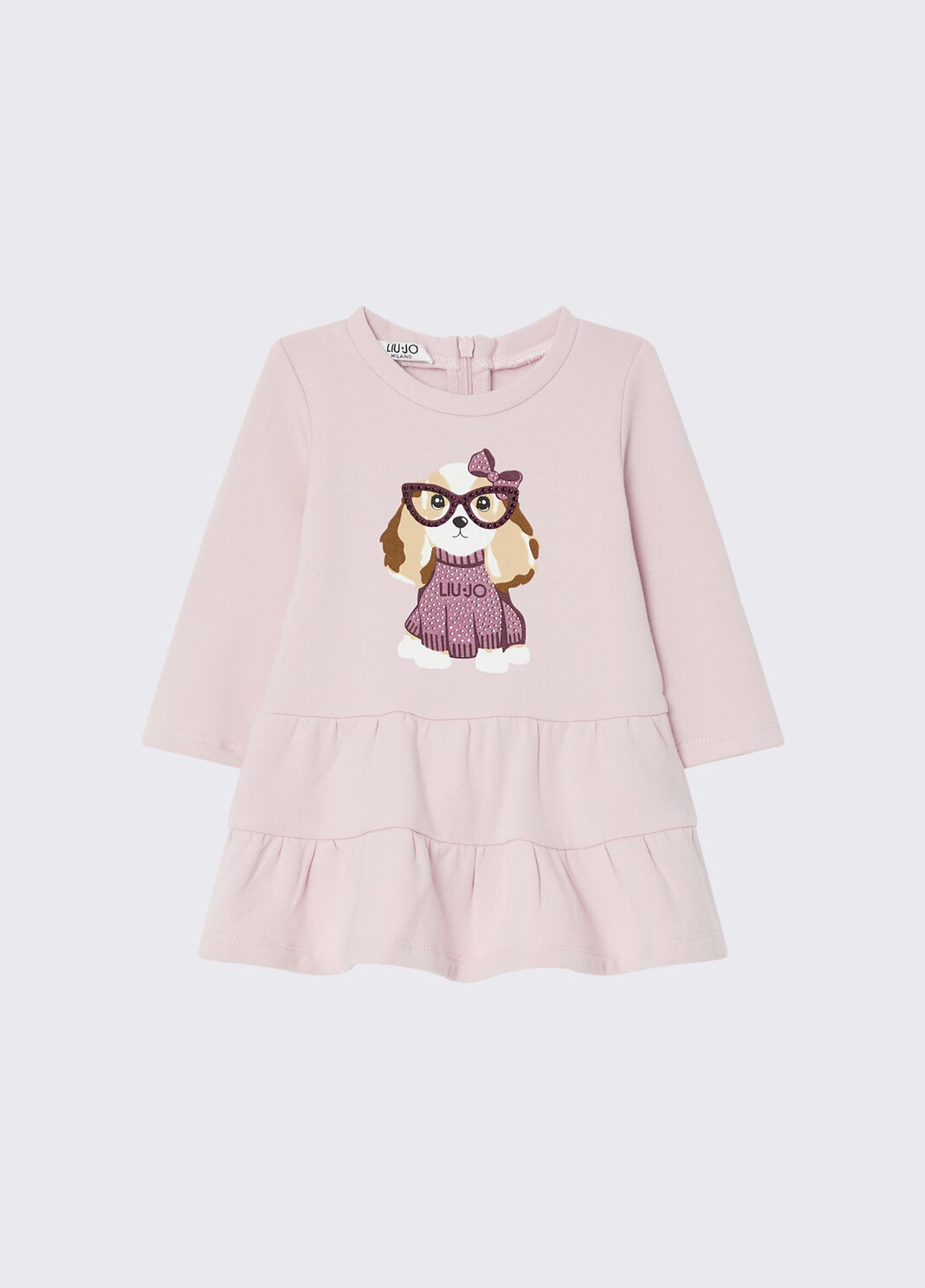 Kurzes Sweatshirt-Kleid rosa Liu Jo - large image number 0