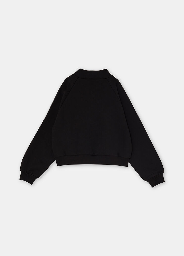 Sweatshirt with maxi pocket black Liu Jo - large image number 3