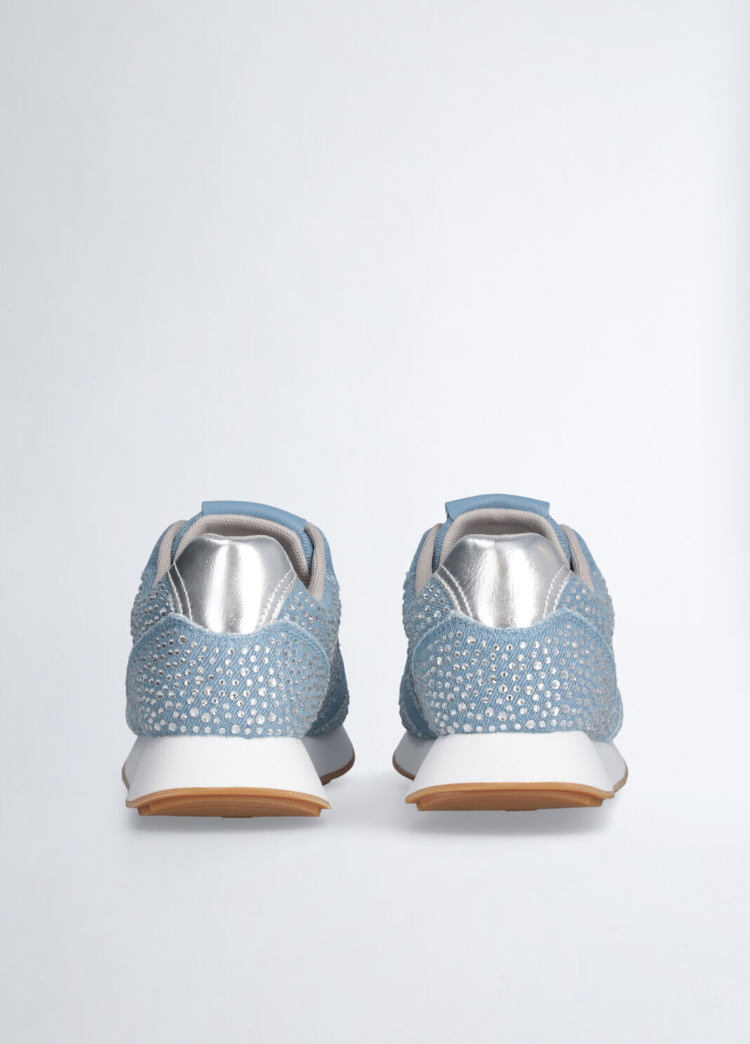 Sneakers with all-over rhinestones blue Liu Jo - large image number 6