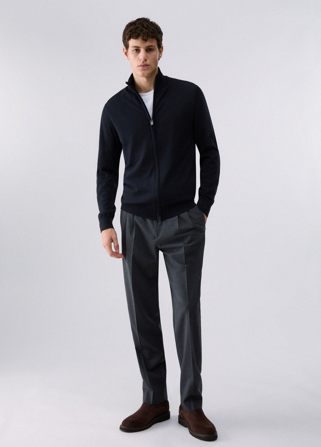 Cardigan aus reiner Wolle Dunkelblau Liu Jo - large image number 5