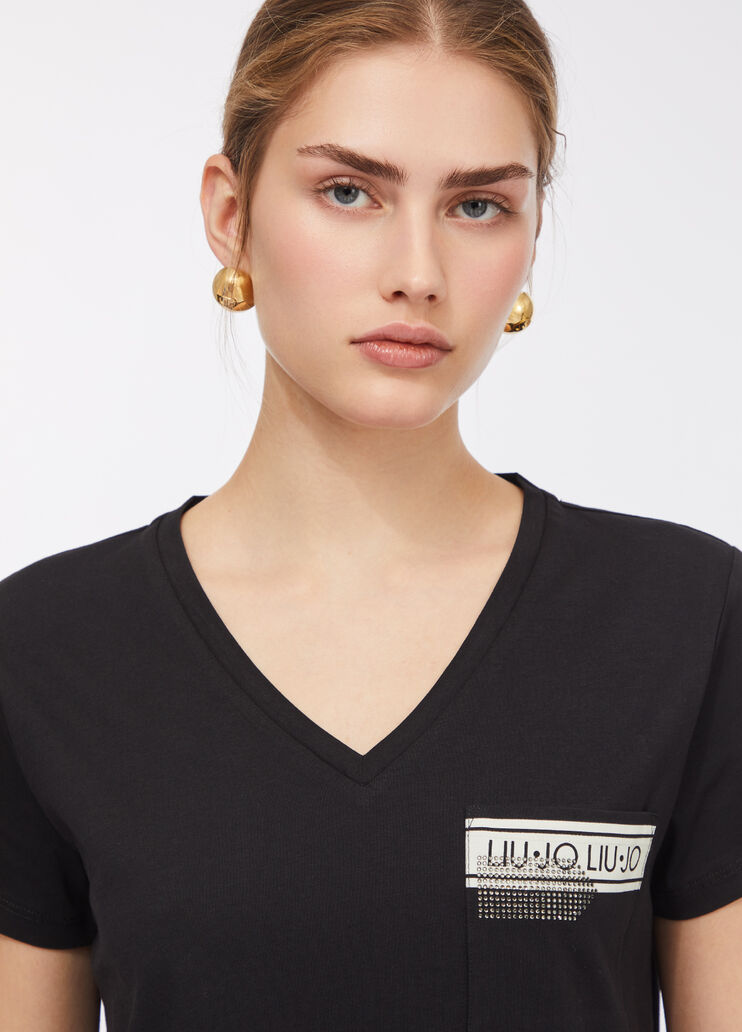 T-shirt Liu Jo Better noir Liu Jo - large image number 3