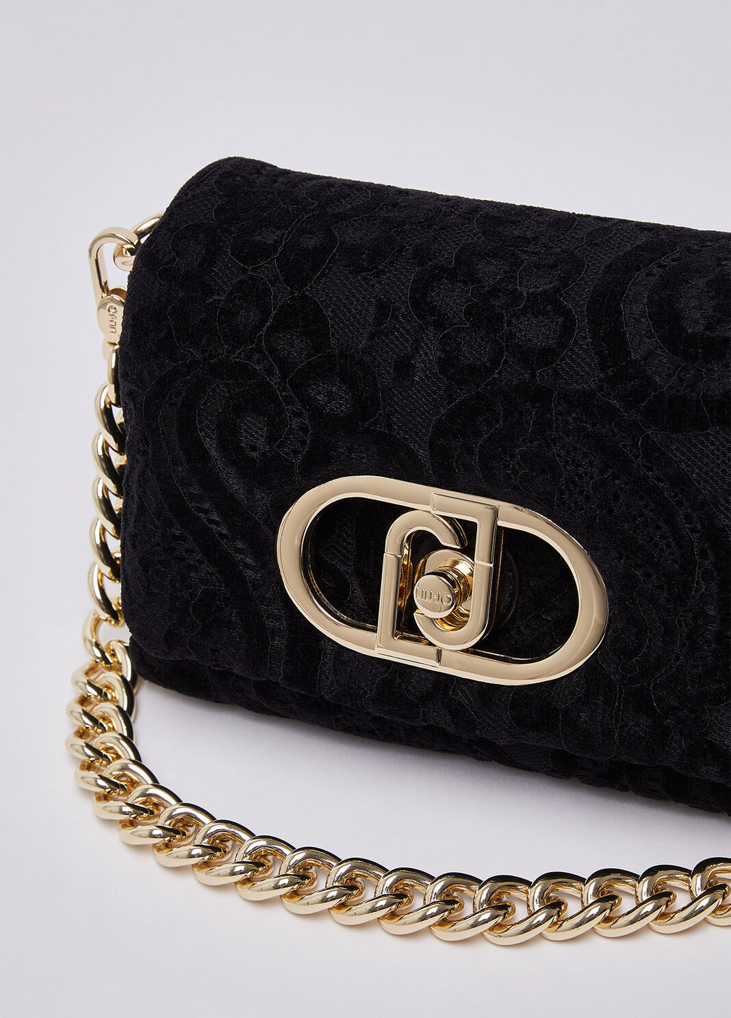Small LaPuffy bag in lace black Liu Jo - large image number 4