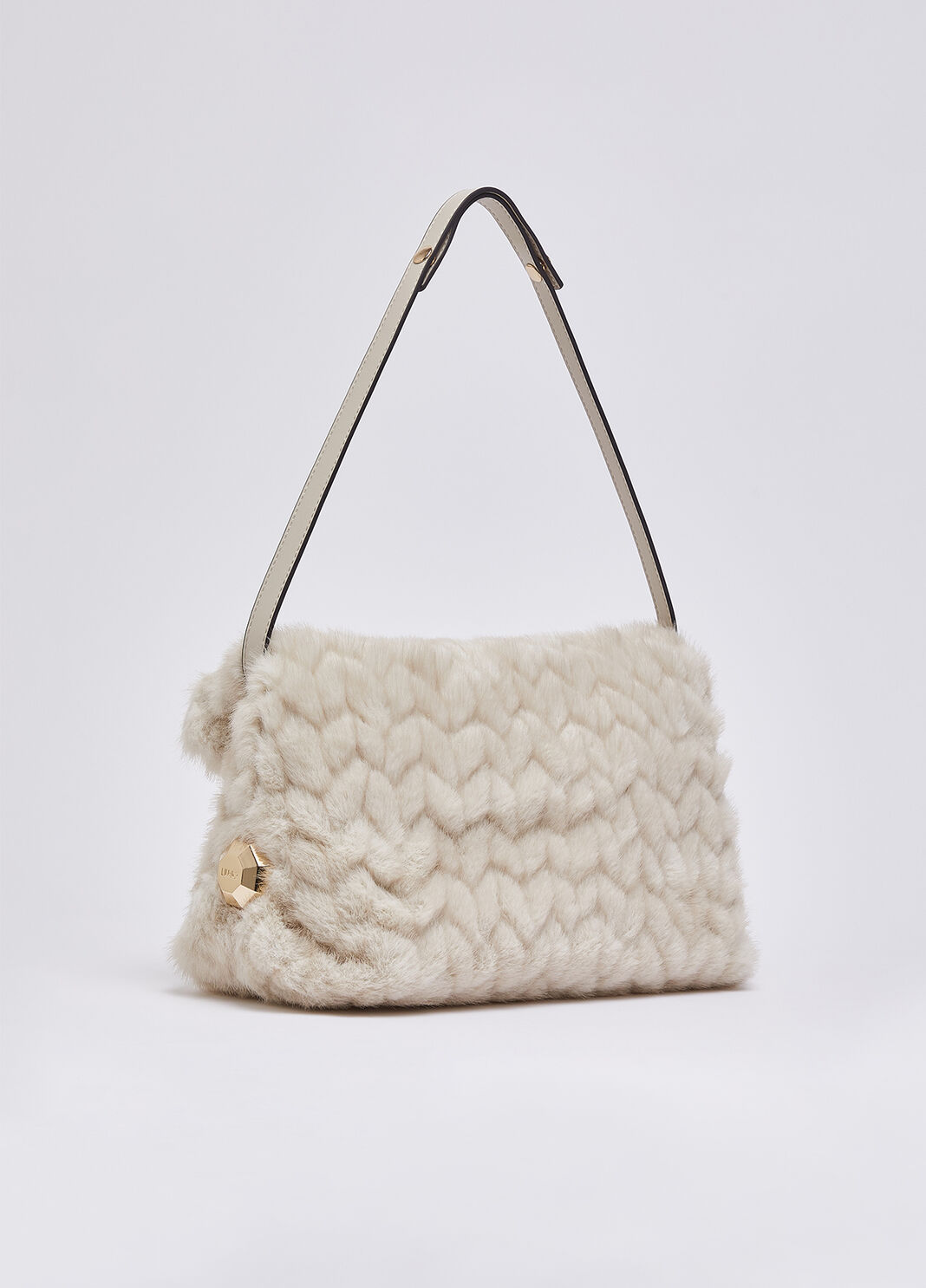 Riccy Bag in Faux Fur cream Liu Jo - large image number 2
