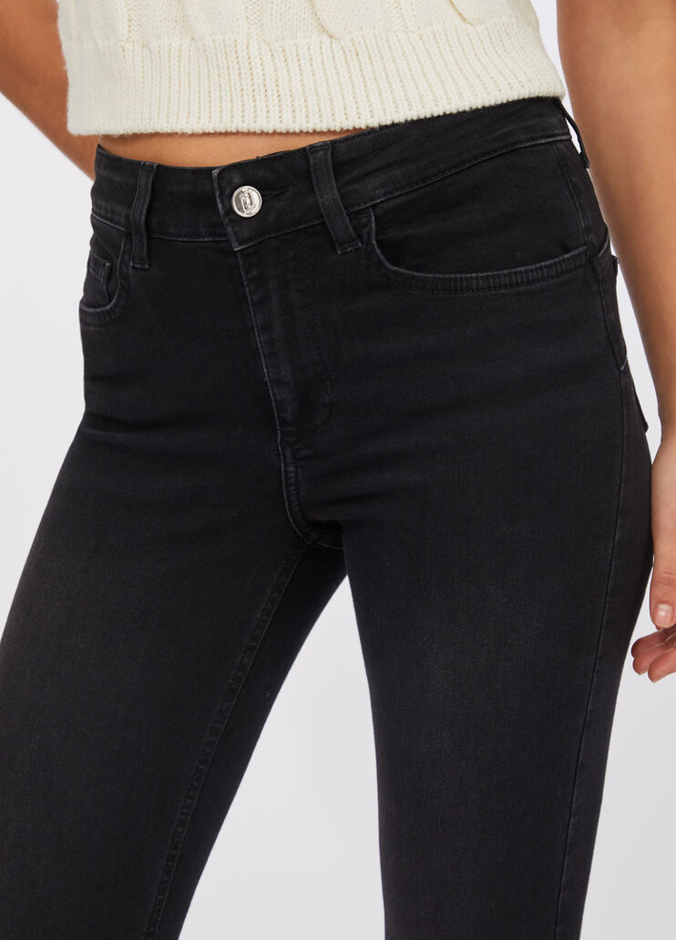 Jeans skinny a vita alta denim nero Liu Jo - large image number 3