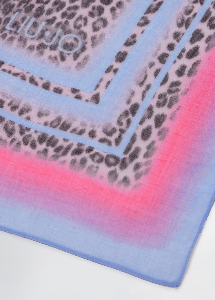 Animal-print foulard dark pink Liu Jo - large image number 4 Animal-print foulard dark pink Liu Jo - large image number 4