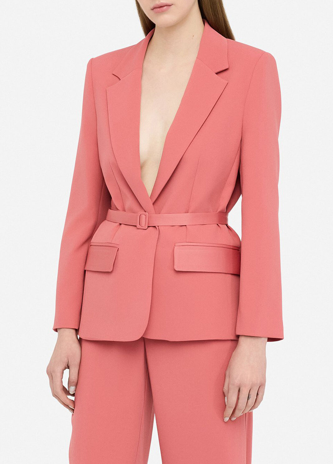 Blazer with belt pink Liu Jo - large image number 0