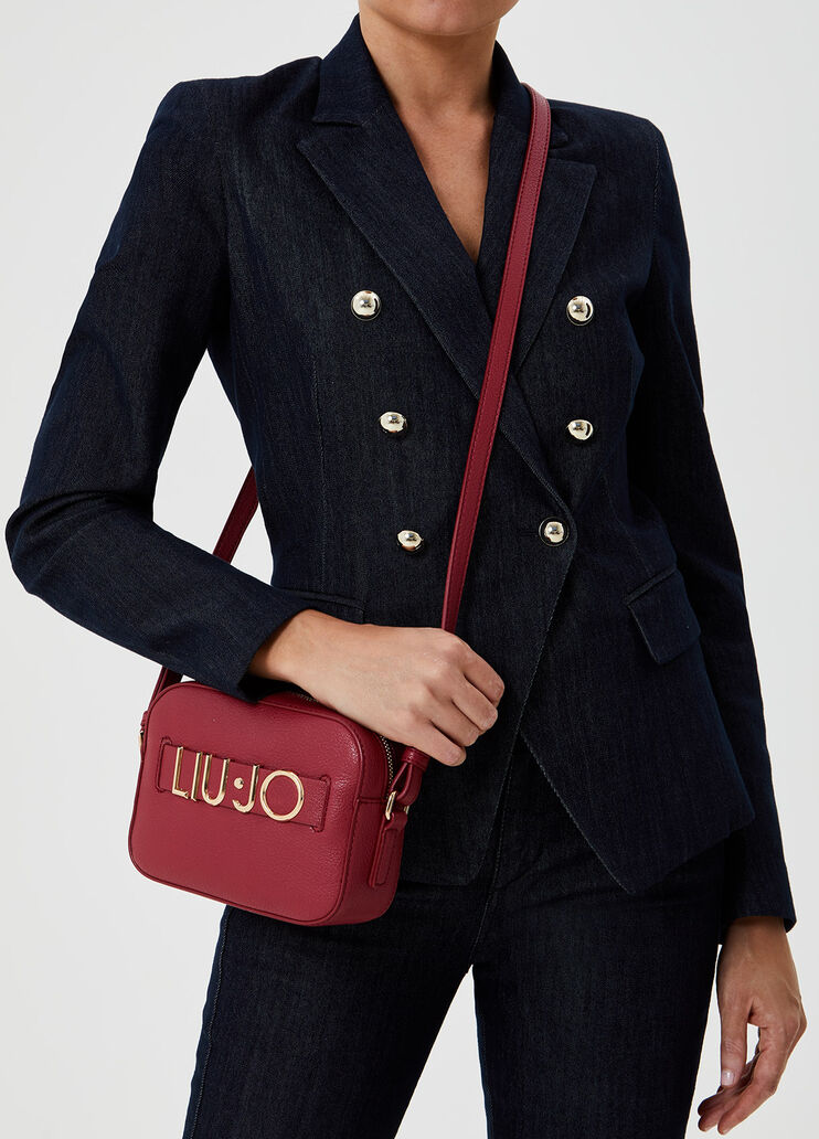 Crossbody bag with logo Cherry Red Liu Jo - large image number 1