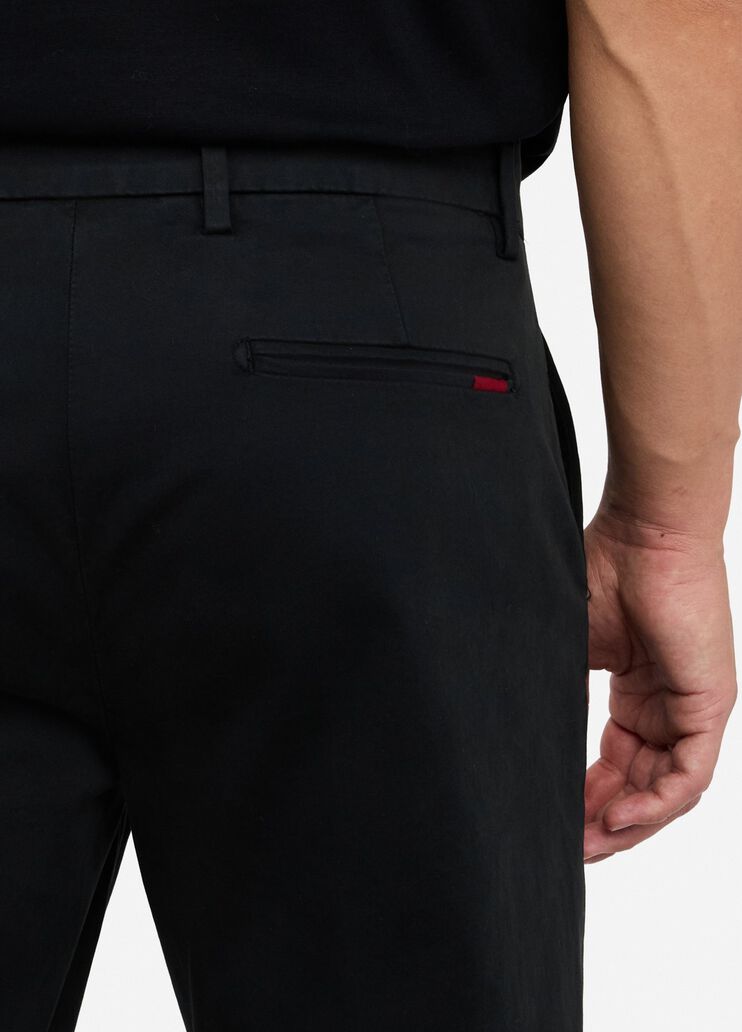 Satin chinos with turn-ups black Liu Jo - large image number 4 Satin chinos with turn-ups black Liu Jo - large image number 4