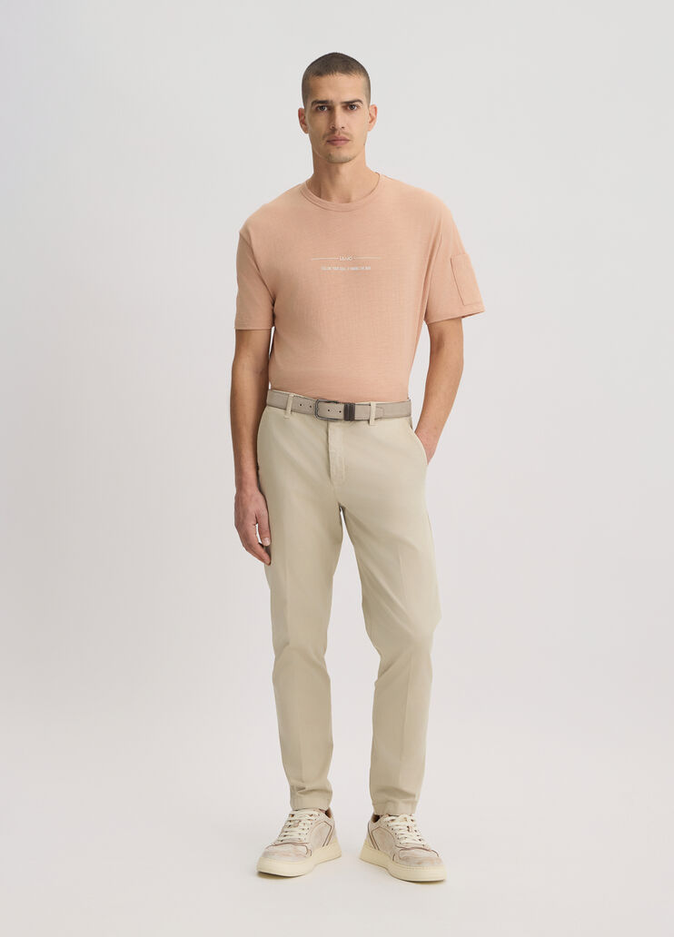 Regular fit T-shirt peach Liu Jo - medium