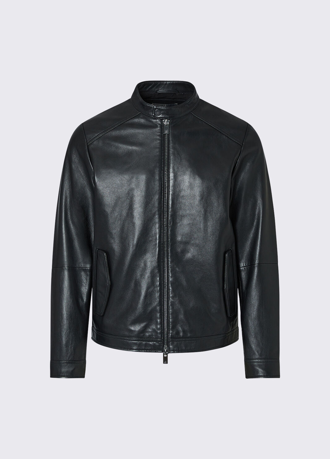 Blouson Biker en Cuir noir Liu Jo - large image number 6