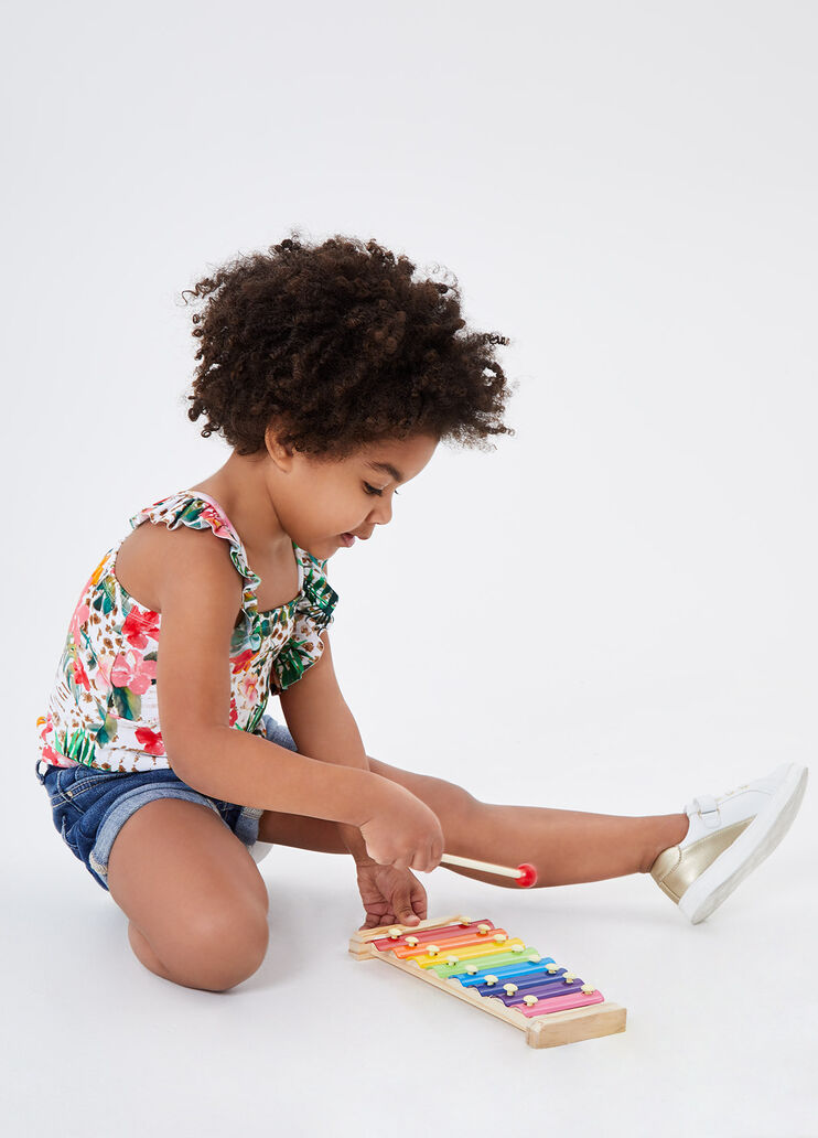 Top con stampa Fiori Liu Jo - large image number 3