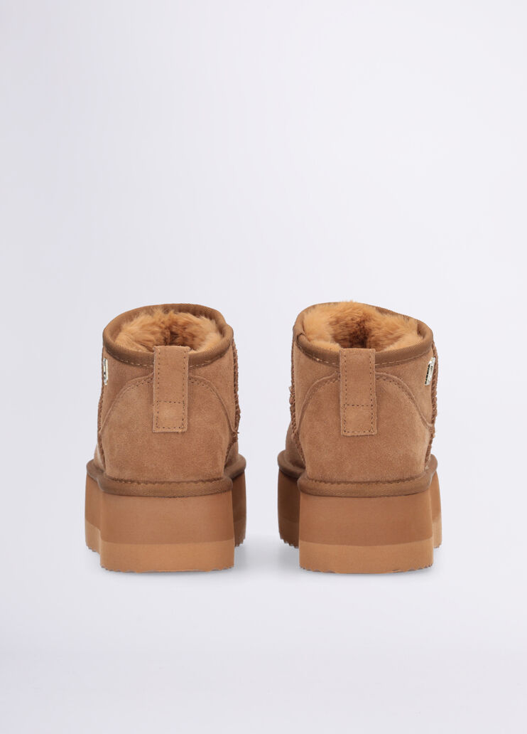 Warm platform ankle boots beige Liu Jo - large image number 6 Warm platform ankle boots beige Liu Jo - large image number 6