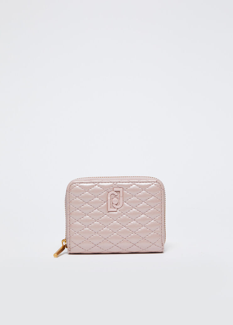Small quilted wallet pink Liu Jo - medium Small quilted wallet pink Liu Jo - medium