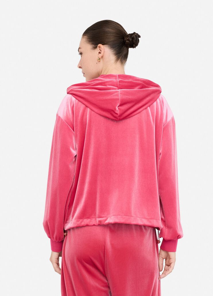 Chenille-Hoodie Sauerkirsche Liu Jo - large image number 1 Chenille-Hoodie Sauerkirsche Liu Jo - large image number 1