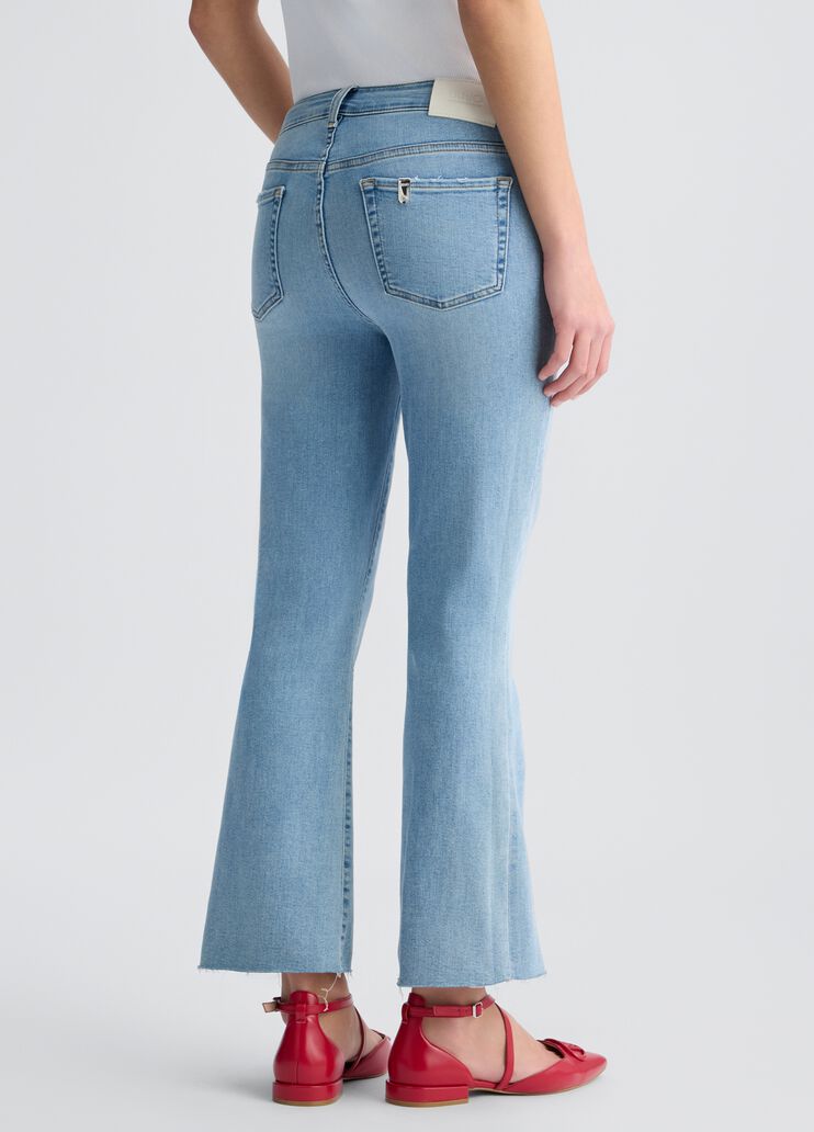 High-rise bootcut jeans light denim Liu Jo - large image number 1 High-rise bootcut jeans light denim Liu Jo - large image number 1