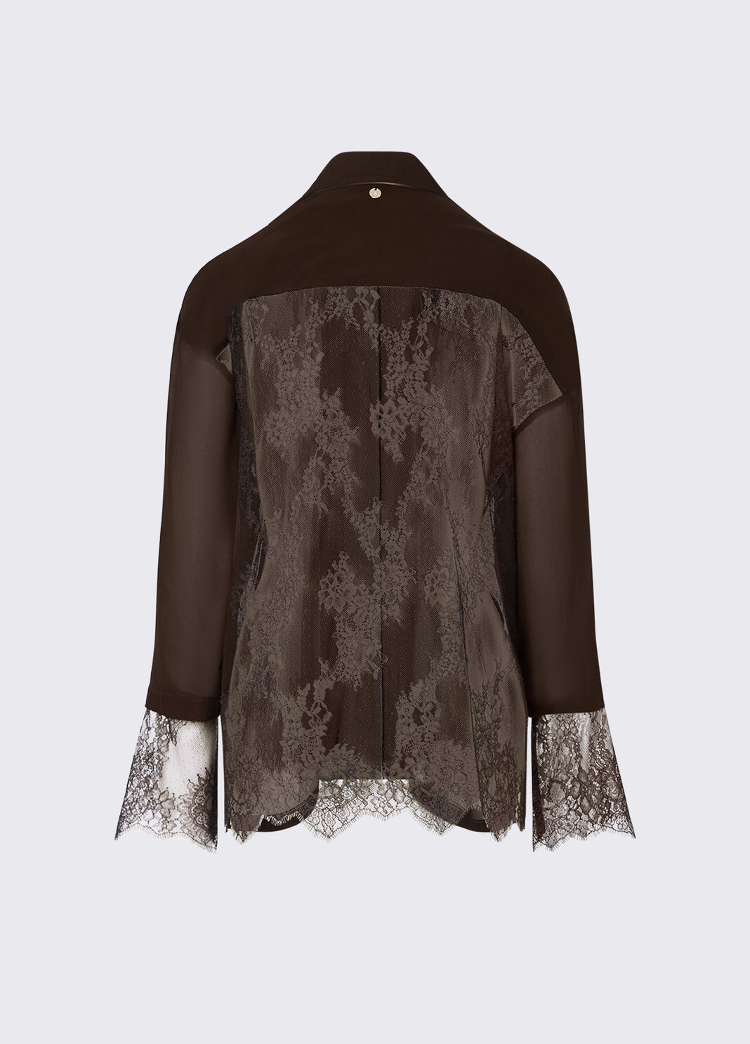 Blouse with Lace Details mocha Liu Jo - large image number 7