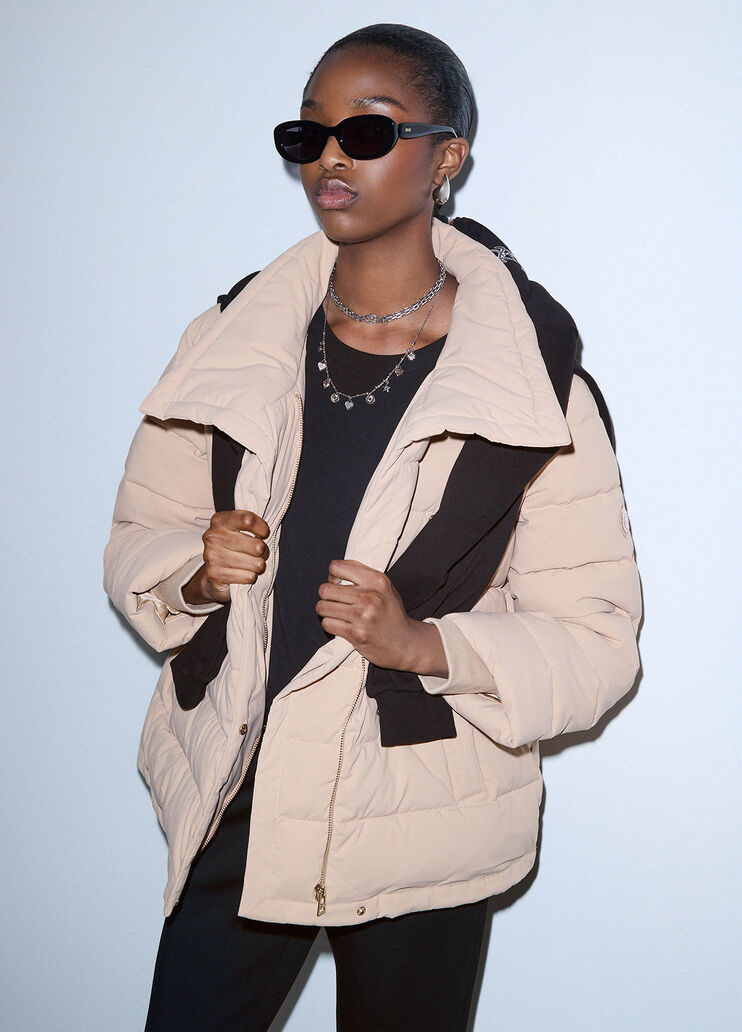 Jacket with jewel strap beige Liu Jo - medium
