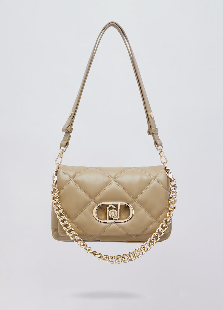 Sac LaPuffy moyen mod&egrave;le matelass&eacute; boue Liu Jo - medium