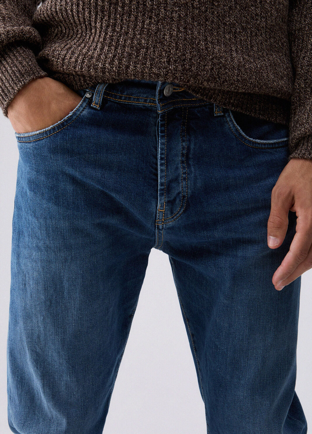 Regular fit jeans blue denim Liu Jo - large image number 4