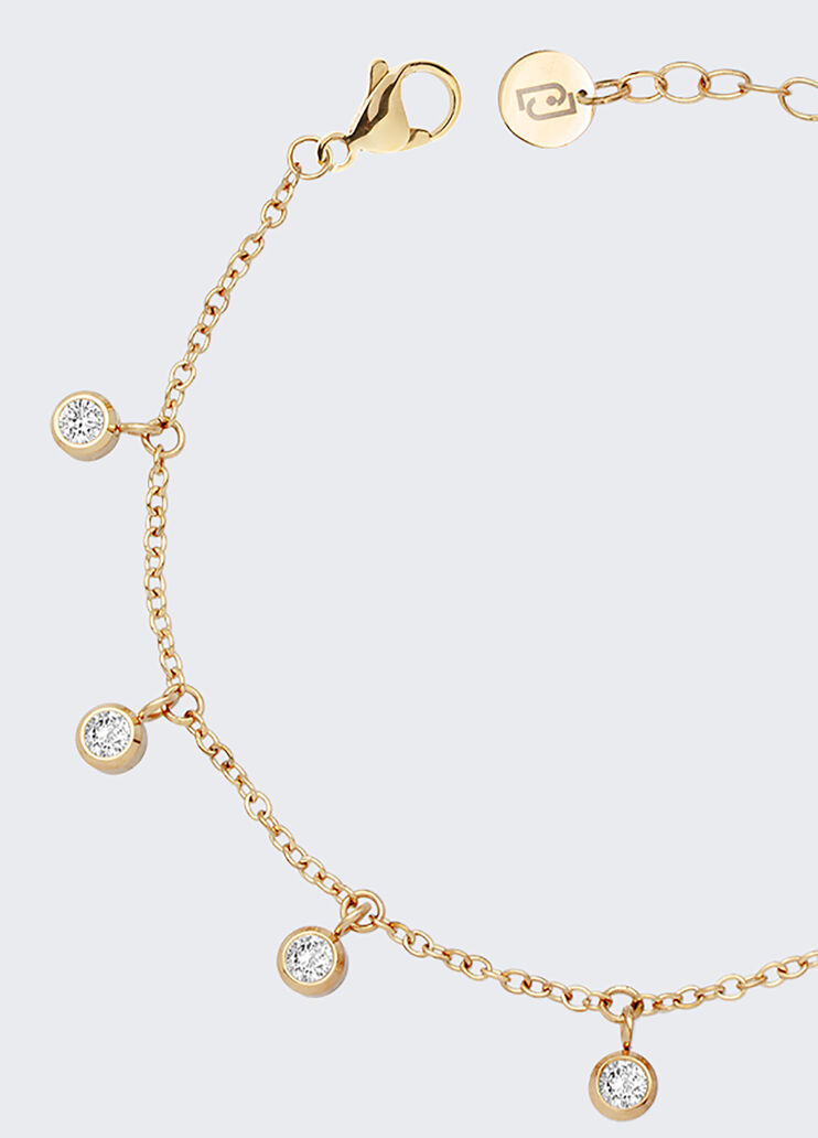Bracelet with precious stones gold-colour Liu Jo - large image number 2 Bracelet with precious stones gold-colour Liu Jo - large image number 2