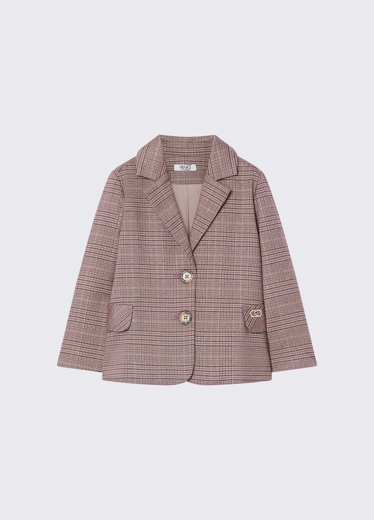 Prince of Wales Check Coat beige Liu Jo - medium