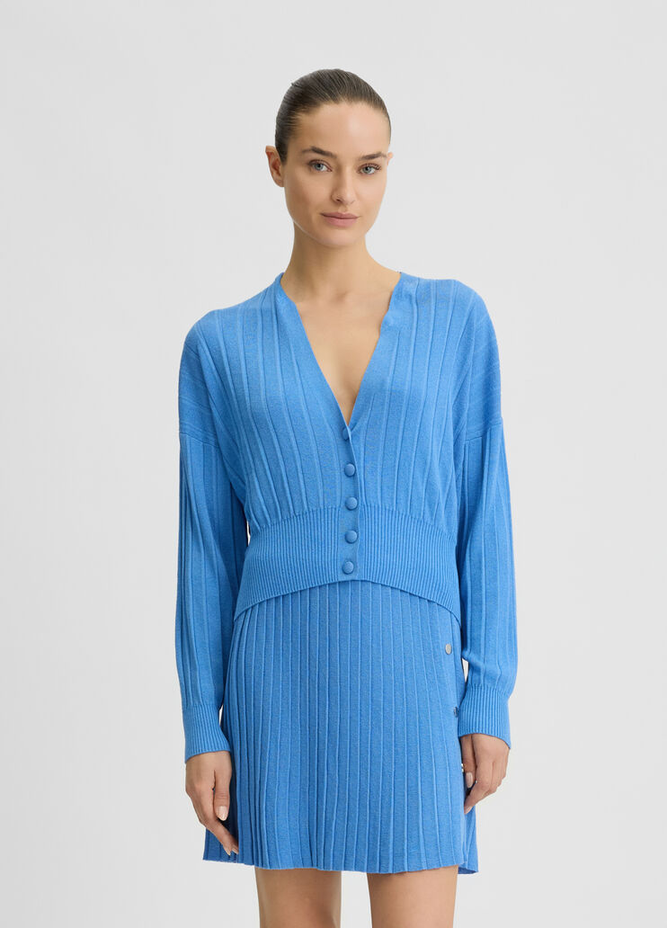 Lurex® cardigan blue Liu Jo - large image number 0 Lurex® cardigan blue Liu Jo - large image number 0