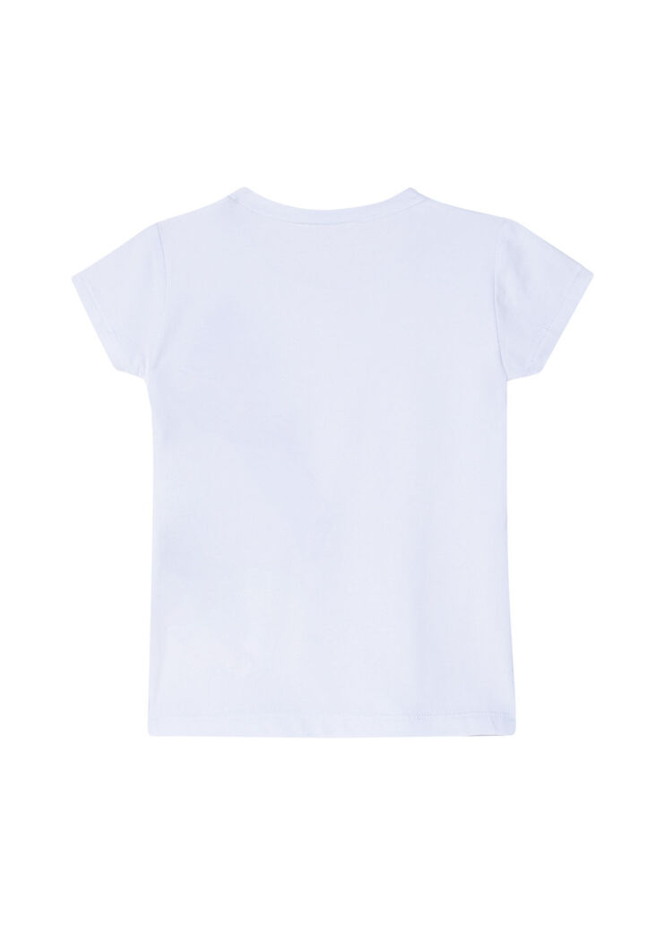 T-shirt with glitter print white Liu Jo - large image number 1