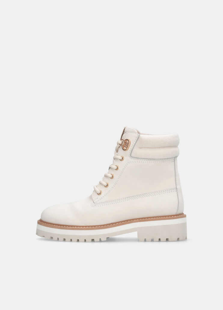 Stiefelette aus Veloursleder Weiß Liu Jo - large image number 5