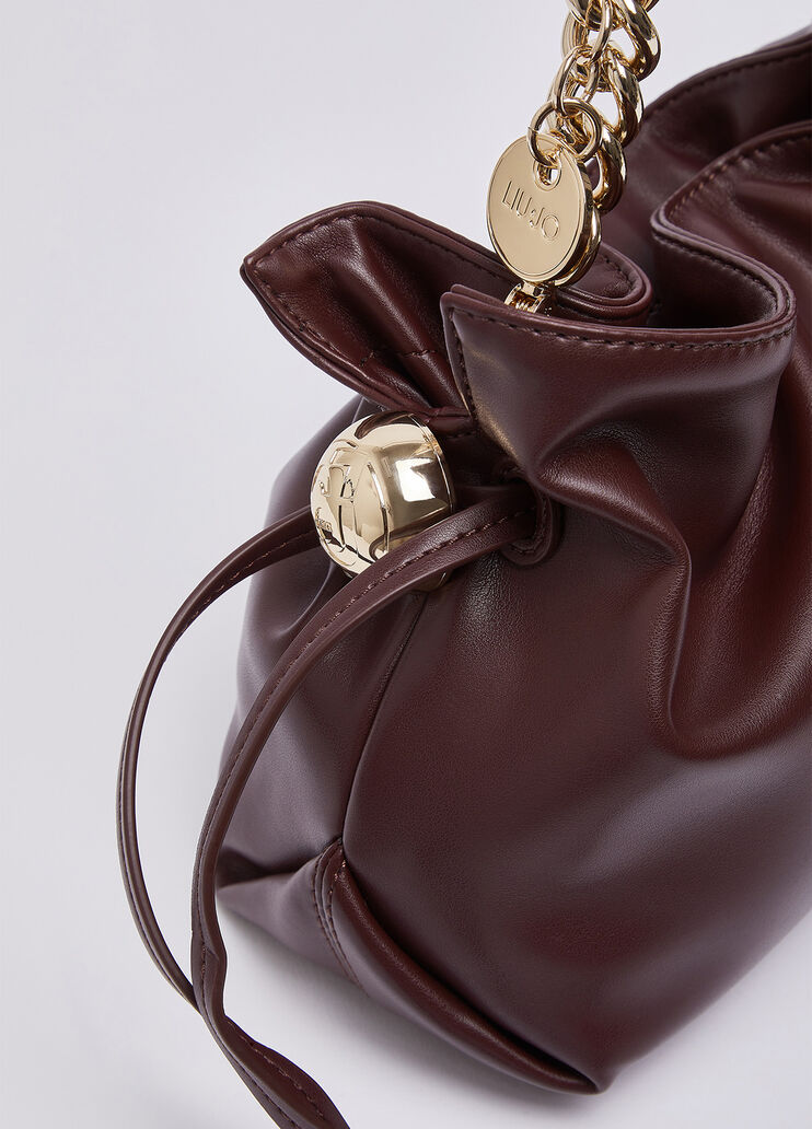 Sac port&eacute; &eacute;paule Riccy petit format aubergine Liu Jo - medium