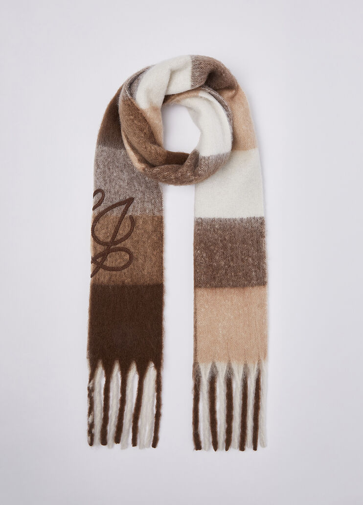 Scarf checked garzata beige Liu Jo - medium