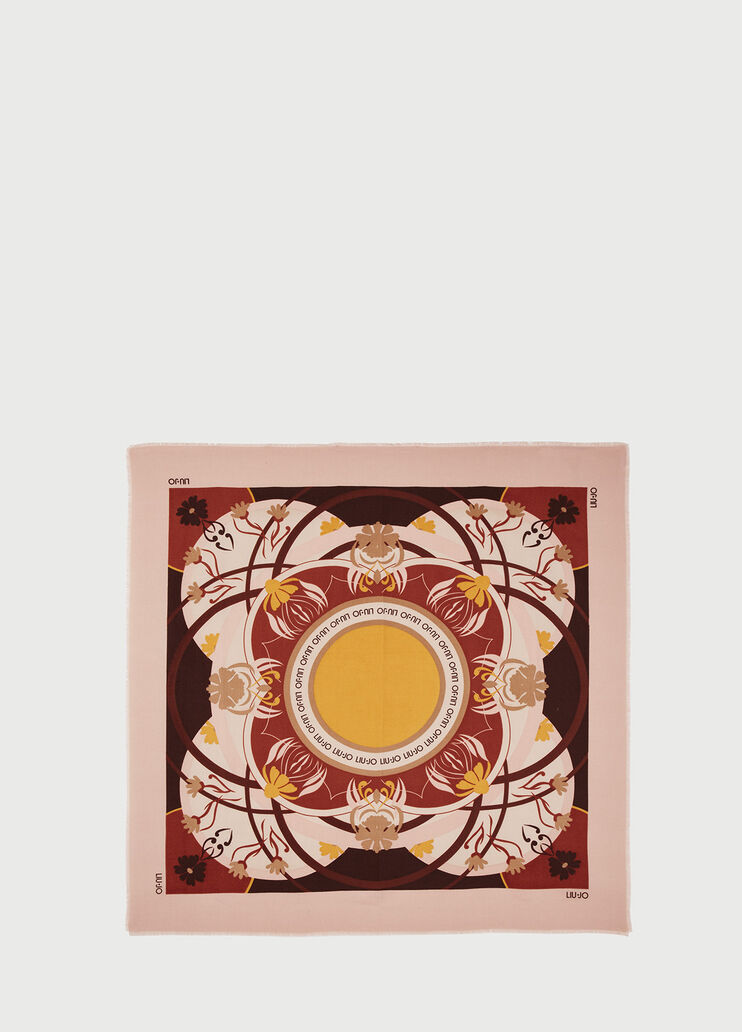 Pañuelo con estampado Rosa Liu Jo - large image number 0