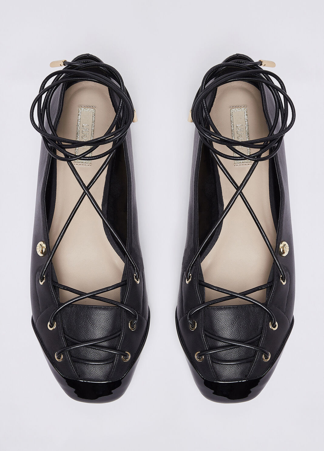 Ballerine lace-up nero Liu Jo - large image number 4