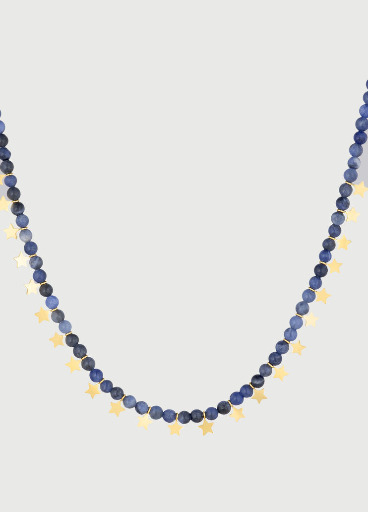 Синее ожерелье со звёздами синий Liu Jo - large image number 1