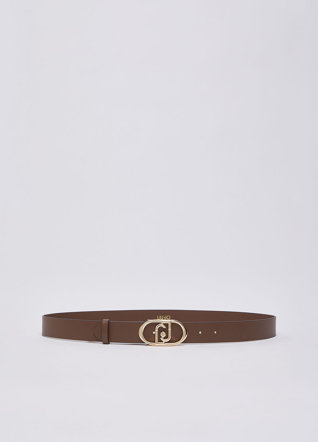 Belt in leather tobacco brown Liu Jo - large image number 1