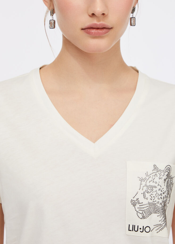 T-shirt Liu Jo Better bianco Liu Jo - large image number 4