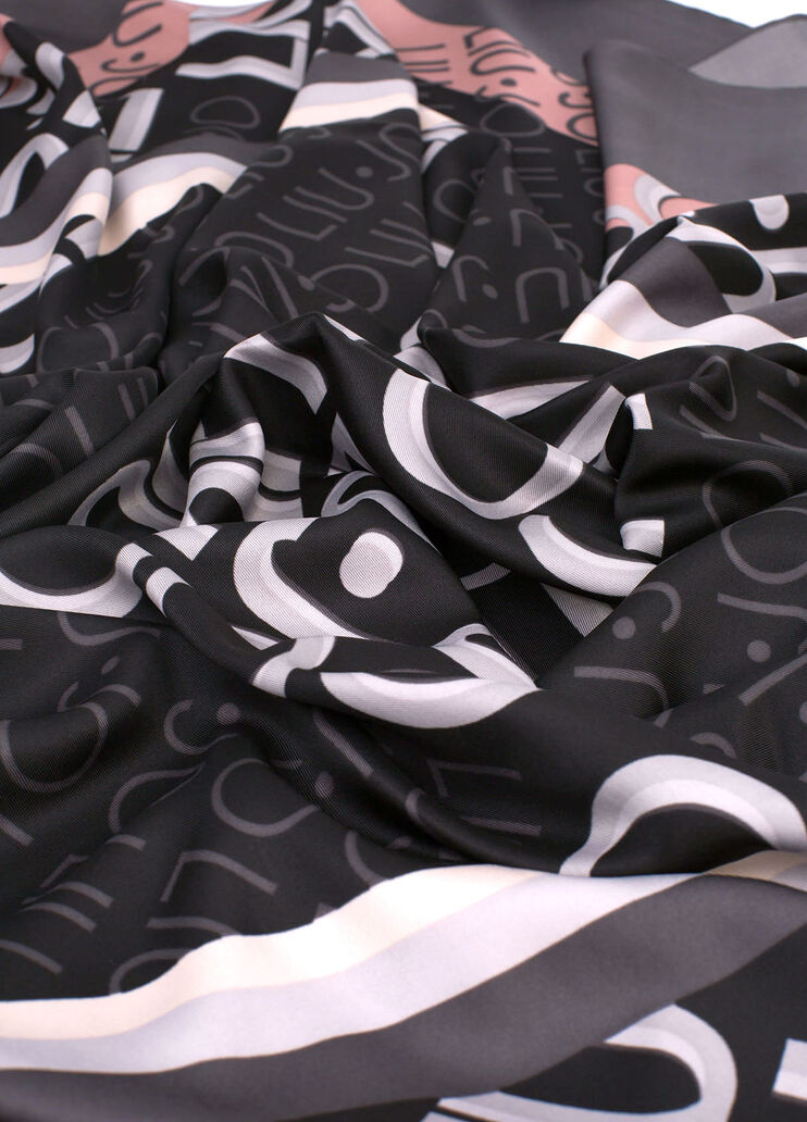 Eco-friendly foulard Black Liu Jo - large image number 2 Eco-friendly foulard Black Liu Jo - large image number 2