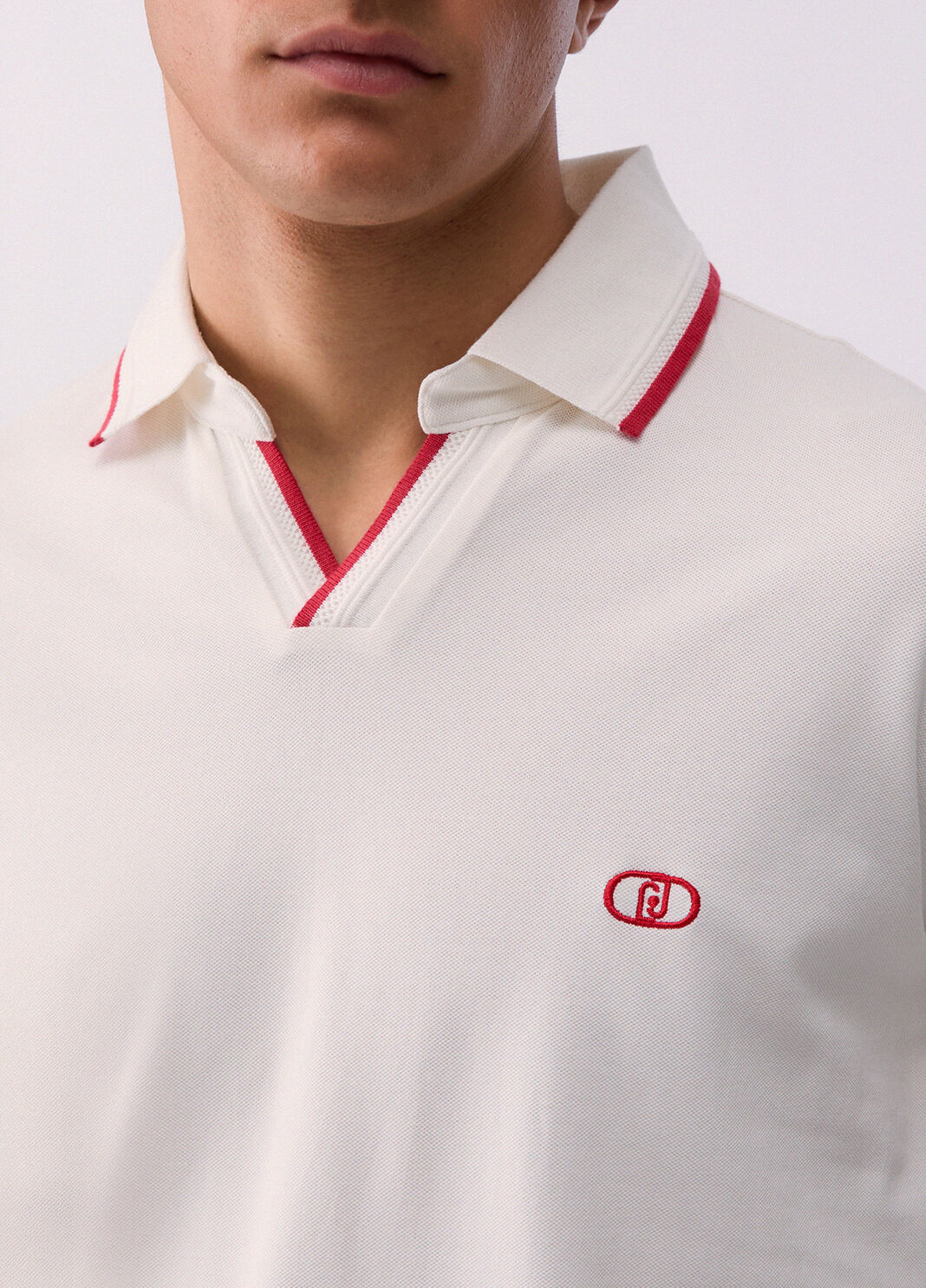 Regular fit polo shirt white Liu Jo - large image number 4