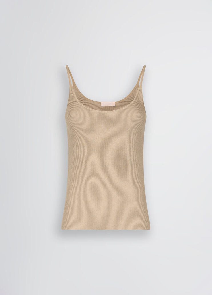 Knit top beige Liu Jo - large image number 6 Knit top beige Liu Jo - large image number 6